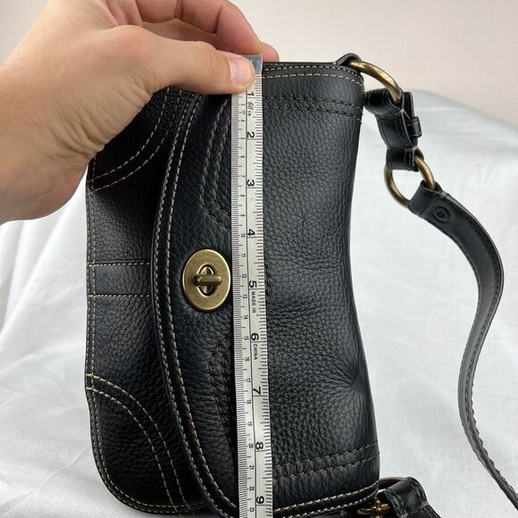 Coach Shoulder Handbag Chelsea Small Flap Bag Purse C0793-10951 Y2K - Picture 6 of 8